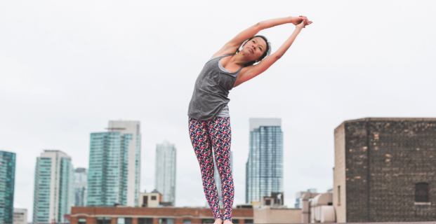 Stretching Woman