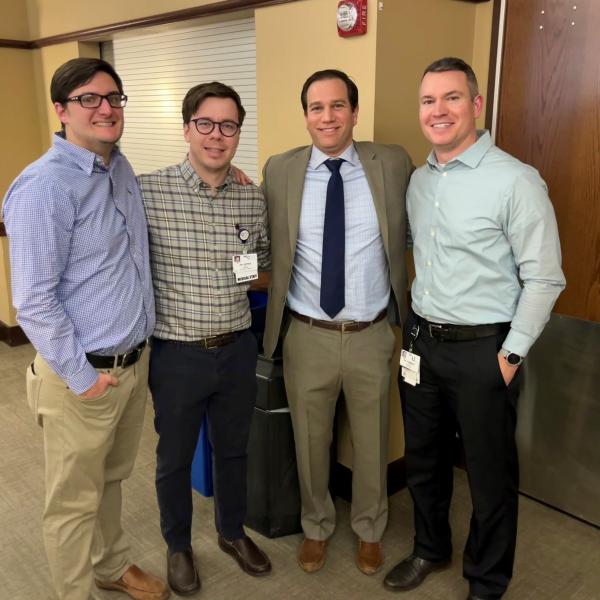 Dr. Damian Garcher, Dr. Zane Giffen, Dr. Seth Willen, Dr. Joshua Harbert