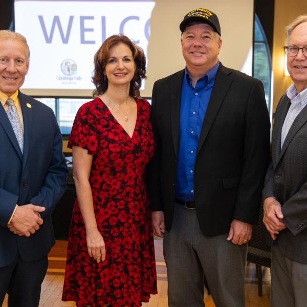 Mayor Don walters, Lisa Manfield, Eric Mansfield, Mayor John Pribonic